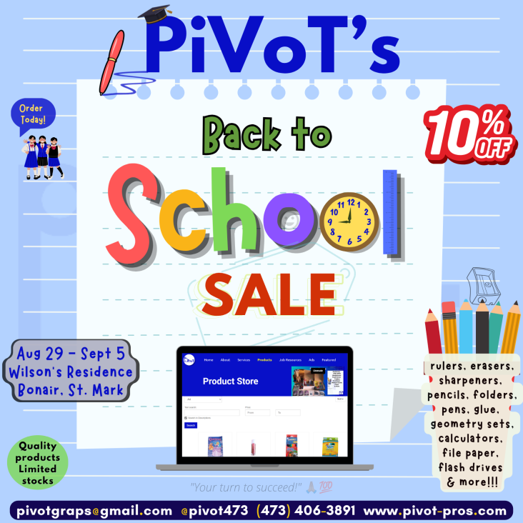 Back To School Sale flyer